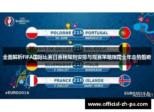 全面解析FIFA国际比赛日赛程规则安排与观赛策略指南全年走势前瞻