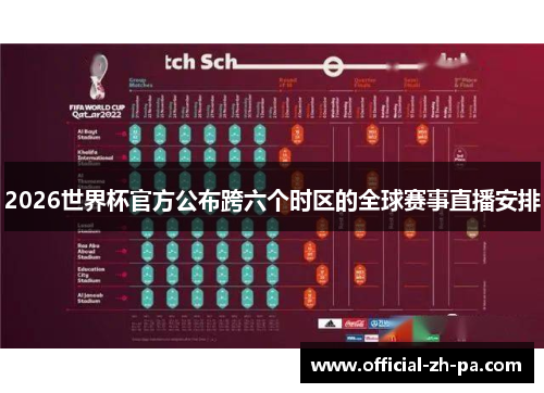 2026世界杯官方公布跨六个时区的全球赛事直播安排 2026世界杯官方公布跨六个时区的全球赛事直播安排